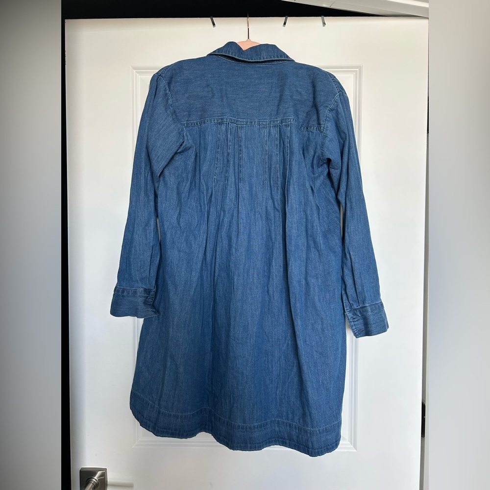 NEW LOFT XS Denim Dress - Picture 4 of 7
